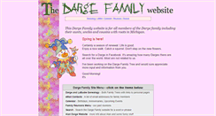 Desktop Screenshot of dargefamily.com