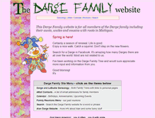 Tablet Screenshot of dargefamily.com